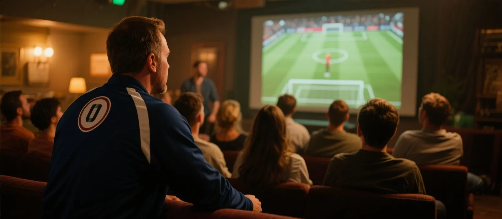 观赛场景示意图